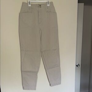 VINTAGE Eddie Bauer Tan Cream Pants 14 waist